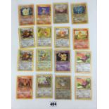 16 Pokemon cards