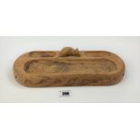 Mouseman pen tray 12” long x 4.5” wide