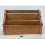 Mouseman letter rack 13” long x 5” wide x 8” high