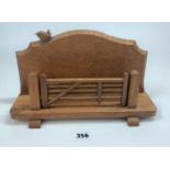 Wren Man letter rack 12” long