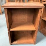 Mouseman open cupboard with shelf 19”w x 10”d x 27”h