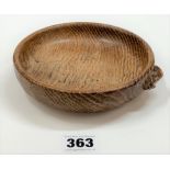 Mouseman round nut bowl 6” diameter