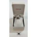 Pulsar Titanium 100M gents watch with original box and paperwork