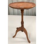 Wrenman tripod wine table 12”diameter x 22”h