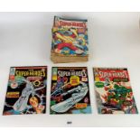 50 x The Super-Heroes comics (Marvel UK), full run of nos. 1 – 50. All VG+ condition.