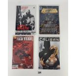 4 x signed mixed US publisher comics c. 2014-2015 signed by Garth Ennis and Jason Aaron. VF