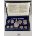 Bahamas 1971 proof coin set