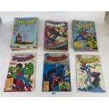 50 x Super Spider-Man TV comic (Marvel UK), full run of nos. 450 – 499. Issues nos. 450, 475 and 476