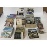 2 boxes of mixed postcards including scenic, animals, travels etc.