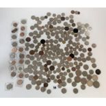 Bag of assorted UK pre-decimal and decimal coins