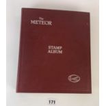 The Meteor stamp album of world stamps