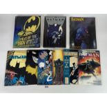 9 x various Batman titles (all DC Comics) in hardback or card covers, inc. Batman Son of the