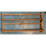 Ercol wall hanging plate rack, 38”w x 17”h