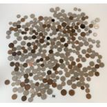 Bag of assorted pre-decimal and decimal coins