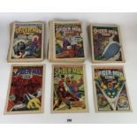 50 x Marvel UK comics comprising 8 x Spider-Man nos. 326 – 333 And 42 x Spectacular Spider-Man