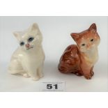 2 Beswick cats 3” high