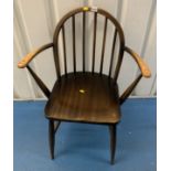 Windsor style chair 24”w x 16”d x 33”h