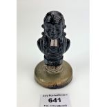 Metal paperweight – figure of John Wesley, marked ‘Centenary 1839’, 3.5”high