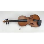 Violin, unnamed. 14.5” back (2 piece)