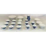 Thomas, Germany 70 piece blue/white tea and dinner service comprising 8 dinner plates, 8 medium