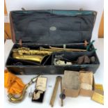 Boosey & Co tenor saxophone, complete in case