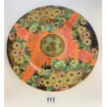 Maling ‘Daisy’ lustre plate, 11” diameter. Good condition