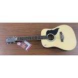 Eko Ranger 12FL 12-string acoustic guitar no. 12060422 with paperwork and soft black case