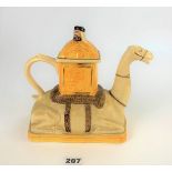 Tony Wood camel teapot 8” long x 8.5” high. Good condition