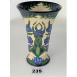 Moorcroft vase 6” high – ‘Kaffir Lily’ signed by S. Hayes 2003