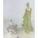 2 Royal Doulton lady figures – Reflections ‘Strolling’ HN3073 and Pretty Ladies ‘Kathy’ HN4926