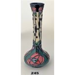 Moorcroft vase 8.25” high – Mackintosh design