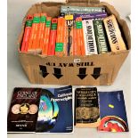 Box of 16 softback reference books on stamps and coins dated to the early 2000’s and before