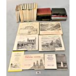 Small box of Wainwright’s Fell Guides (26th ed) inc. Some landscape size mountain drawings and two