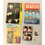 5 Beatles books ‘Beatleopaedia’, ‘Beatles on Broadway’, ‘Valentine Pop Special’, ‘The True Story