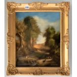 Oil on canvas – Constable copy. Image 13” x 16”, frame 18” x 20.5”