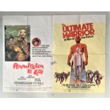 Quad Film Poster ‘Permission to Kill/The Ultimate Warrior’ 40” x 30”