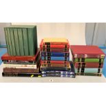 Box of mixed Folio Society and antique collector’s books