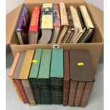 Box of mixed Folio Society, art and collector’s books