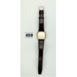 Chateau quartz gents watch with leather strap