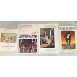 4 posters – 1983 Greek (16.5” x 22.5”), Aftermath at New Barbican Centre (20” x 30”), Paula Rego