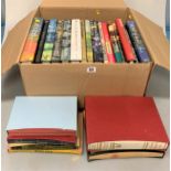 Box of 6 reprint Art books, 10 original art books and 7 Folio Society books