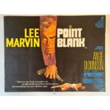 Quad Film Poster ‘Lee Marvin in Point Blank’ 40” x 30”