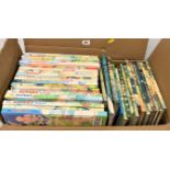 Box of Rupert Bear annuals, mainly 1975 to early 2000’s