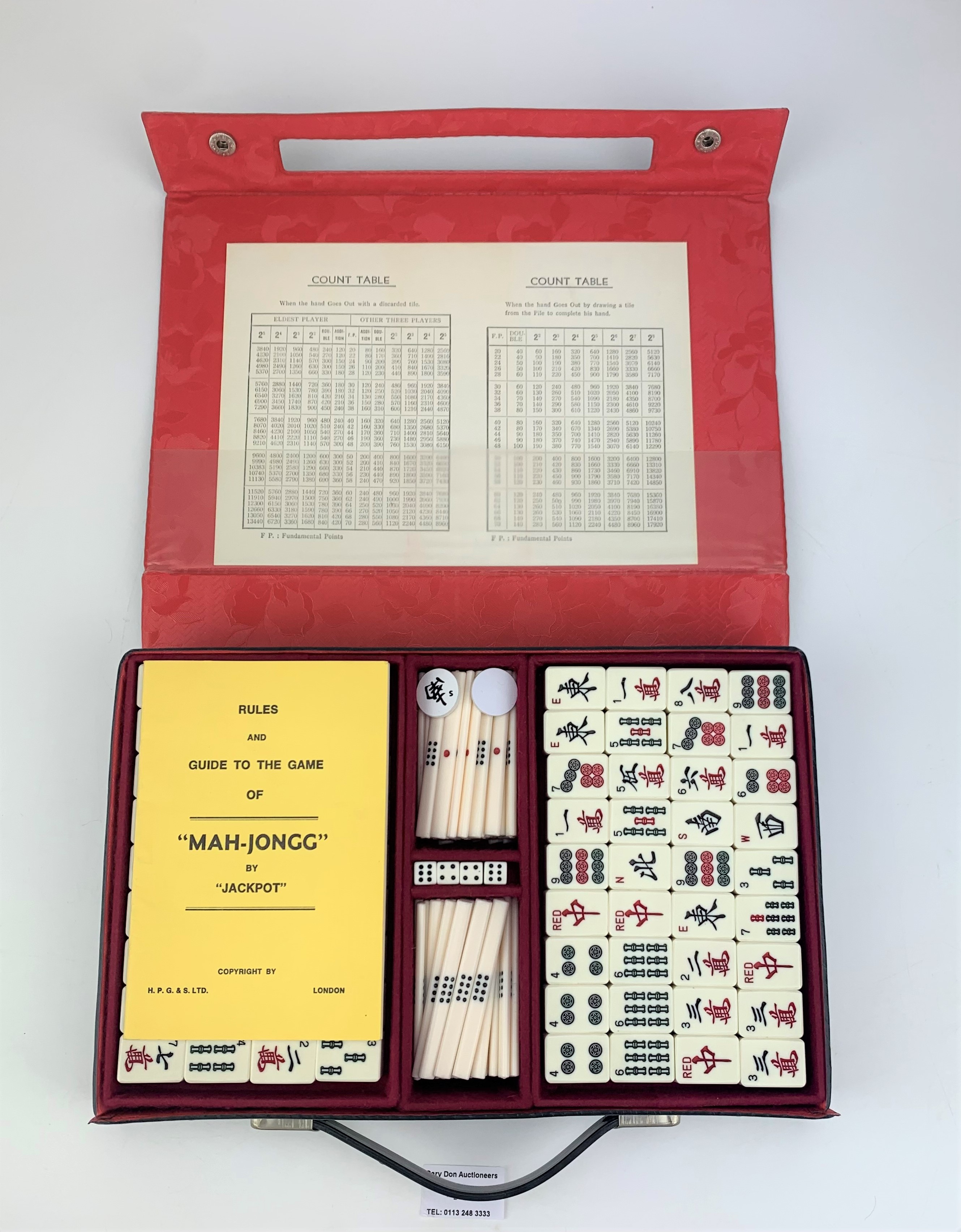 Mahjong game in soft case