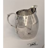 Silver milk jug 4” high, w: 5.1 ozt