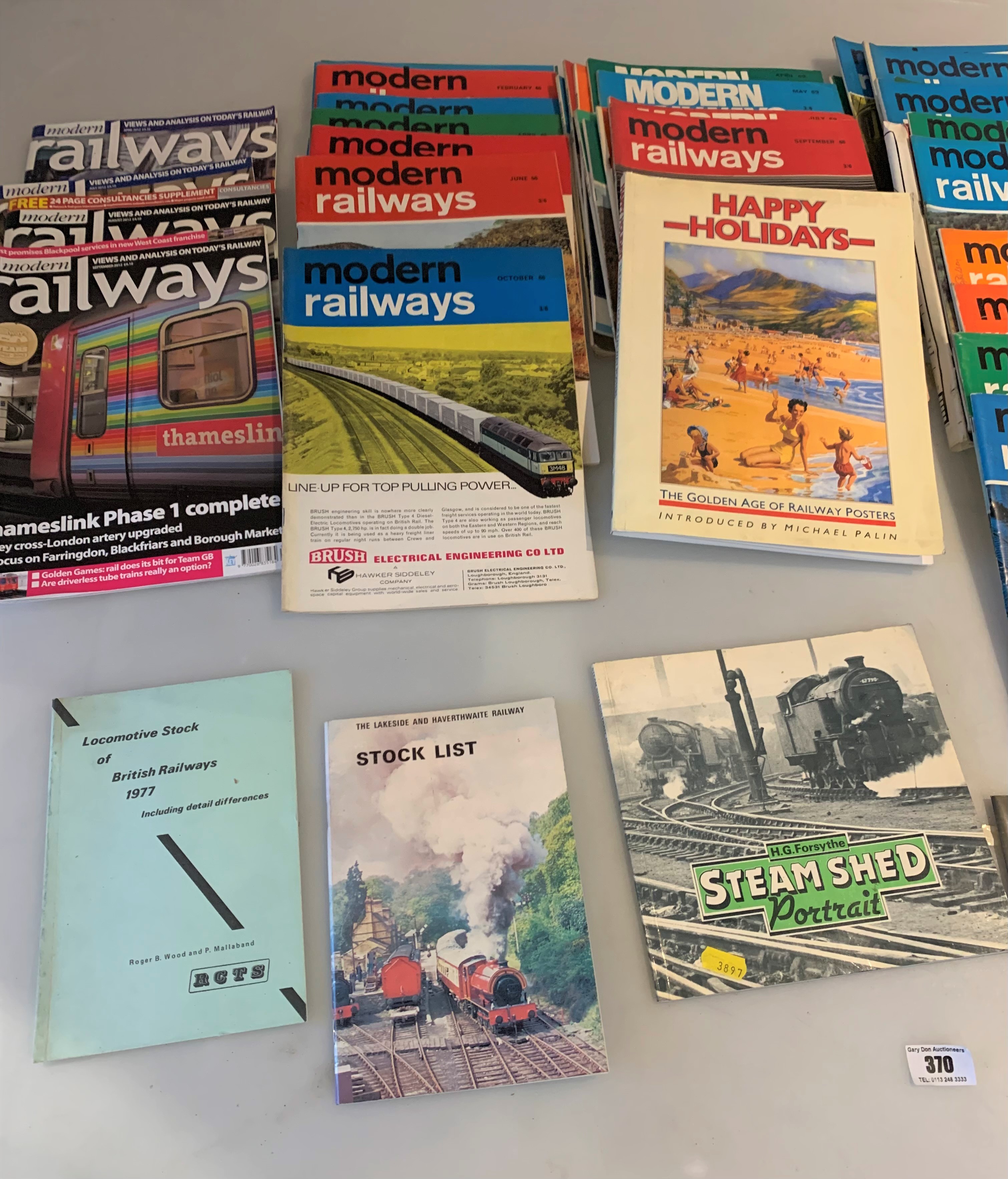 Railway books and magazines inc.Rule Book & badge, signed Nigel Harris train poster etc. - Image 2 of 9