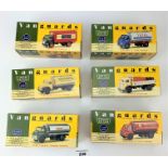 6 boxed Vanguards Classic Commercial vehicles