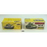 2 boxed Solido tanks – Patton M-47 and Sherman M4