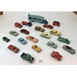 20 assorted loose Dinky cars and vehicles