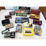 Assorted boxed Corgi & other vehicles inc. Classic Car Model Collection, QE2 80th Birthday set etc.